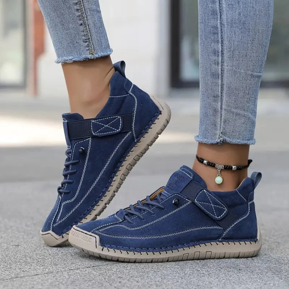 Casual Lace-Up Sneakers Cushioned Comfort Style