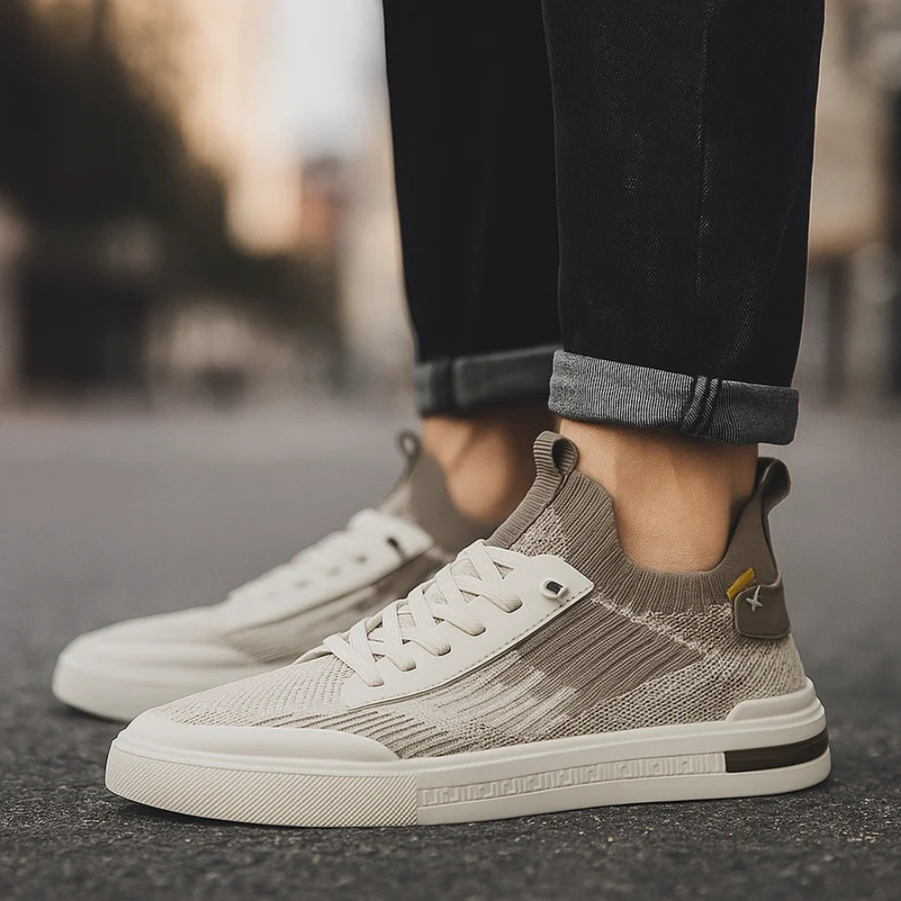Knit Sneakers Modern Casual Style