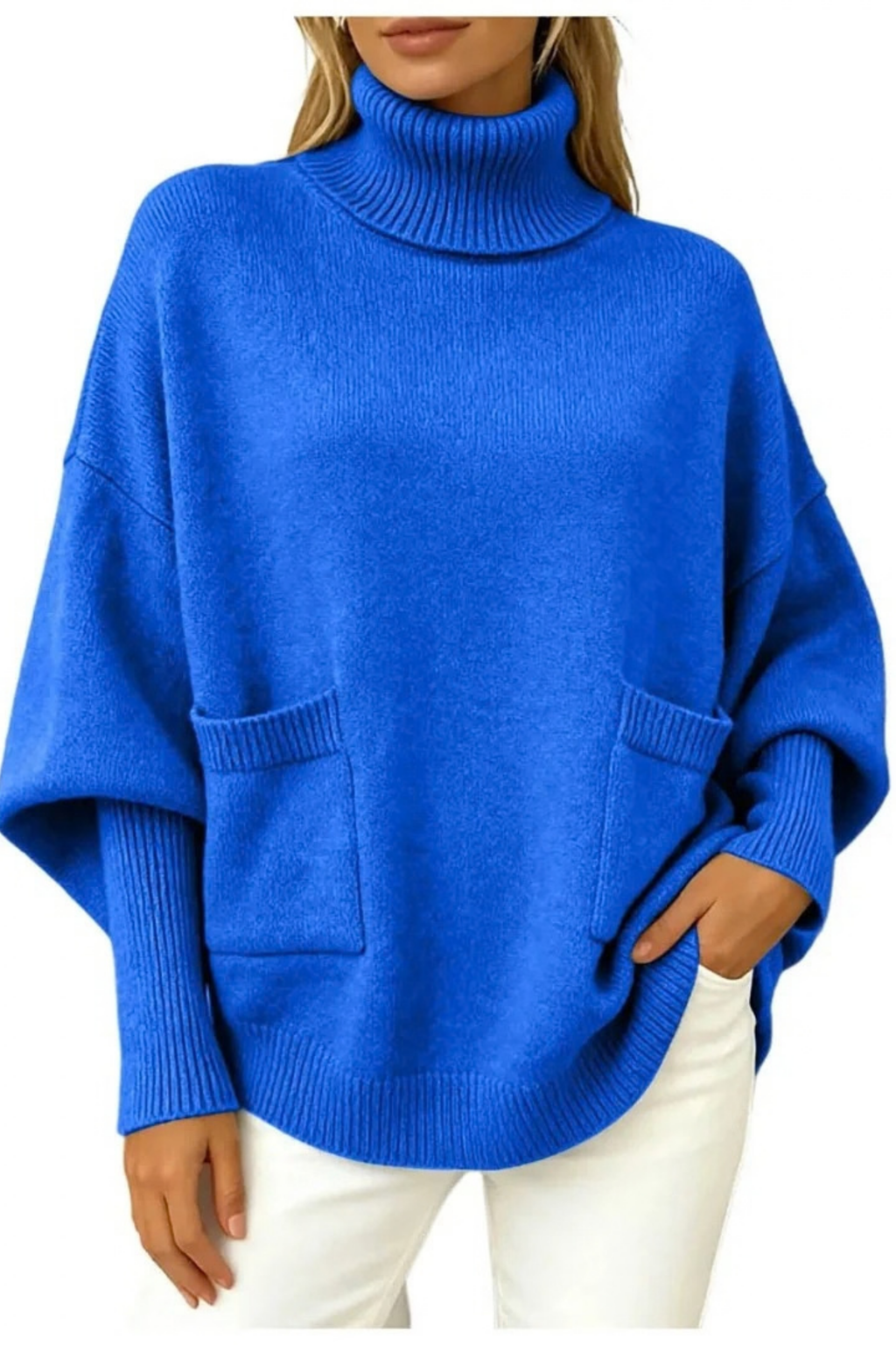 Women’s Turtleneck Sweater Oversized Relaxed Style