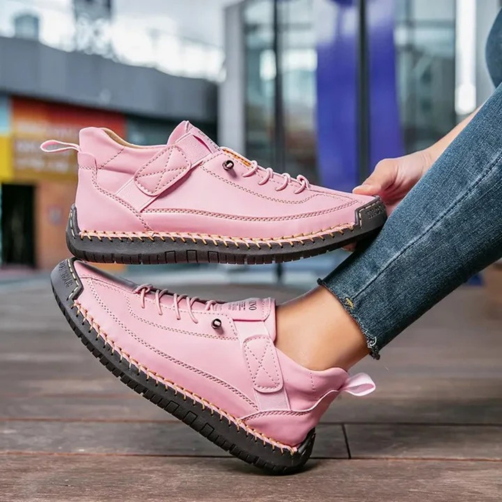Casual Lace-Up Sneakers Cushioned Comfort Style