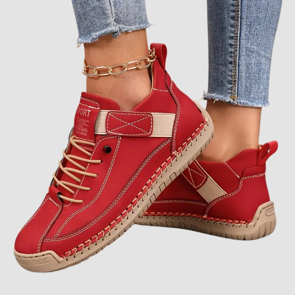 Casual Lace-Up Sneakers Cushioned Comfort Style