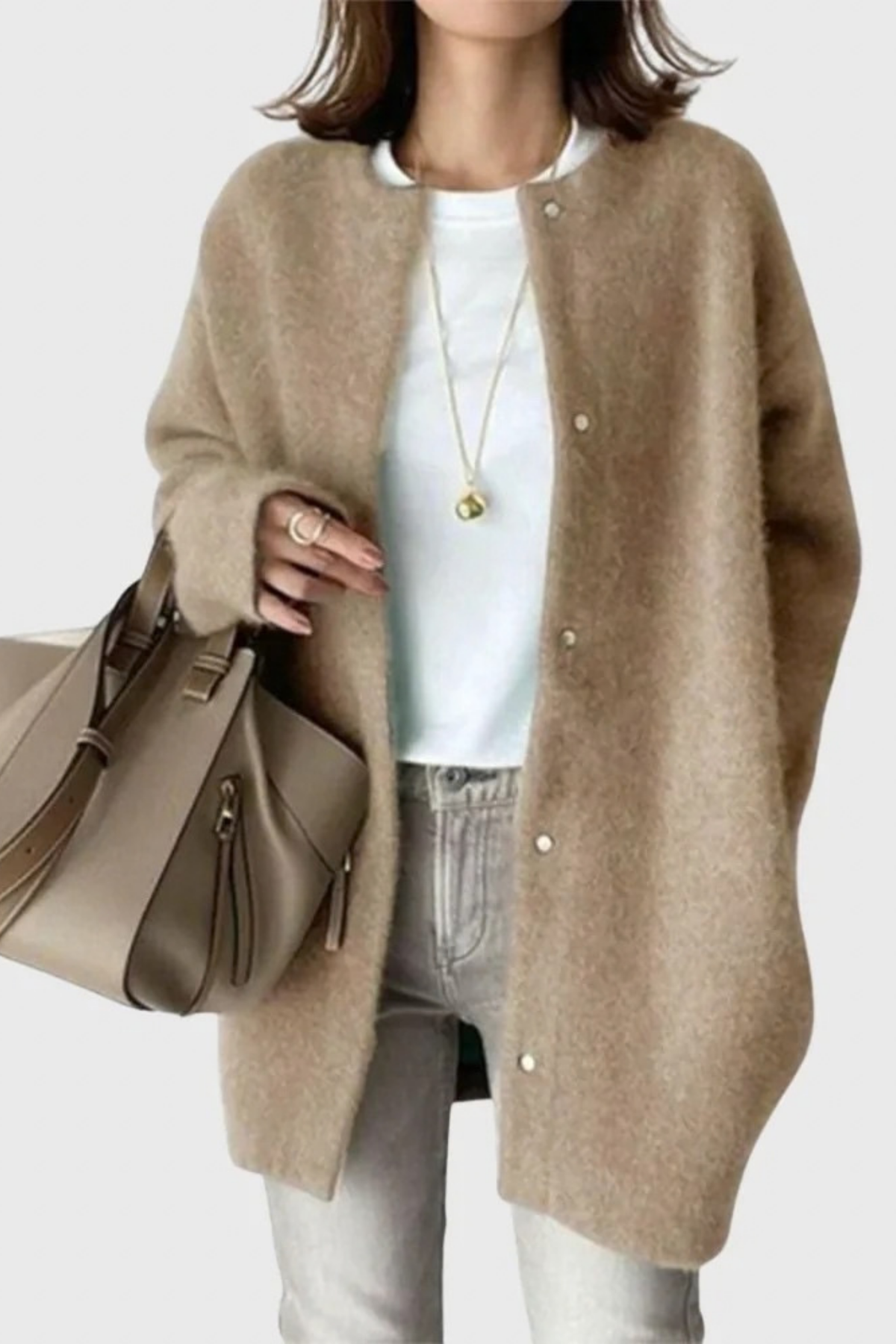 Women’s Long Cardigan Oversized Minimalist Style
