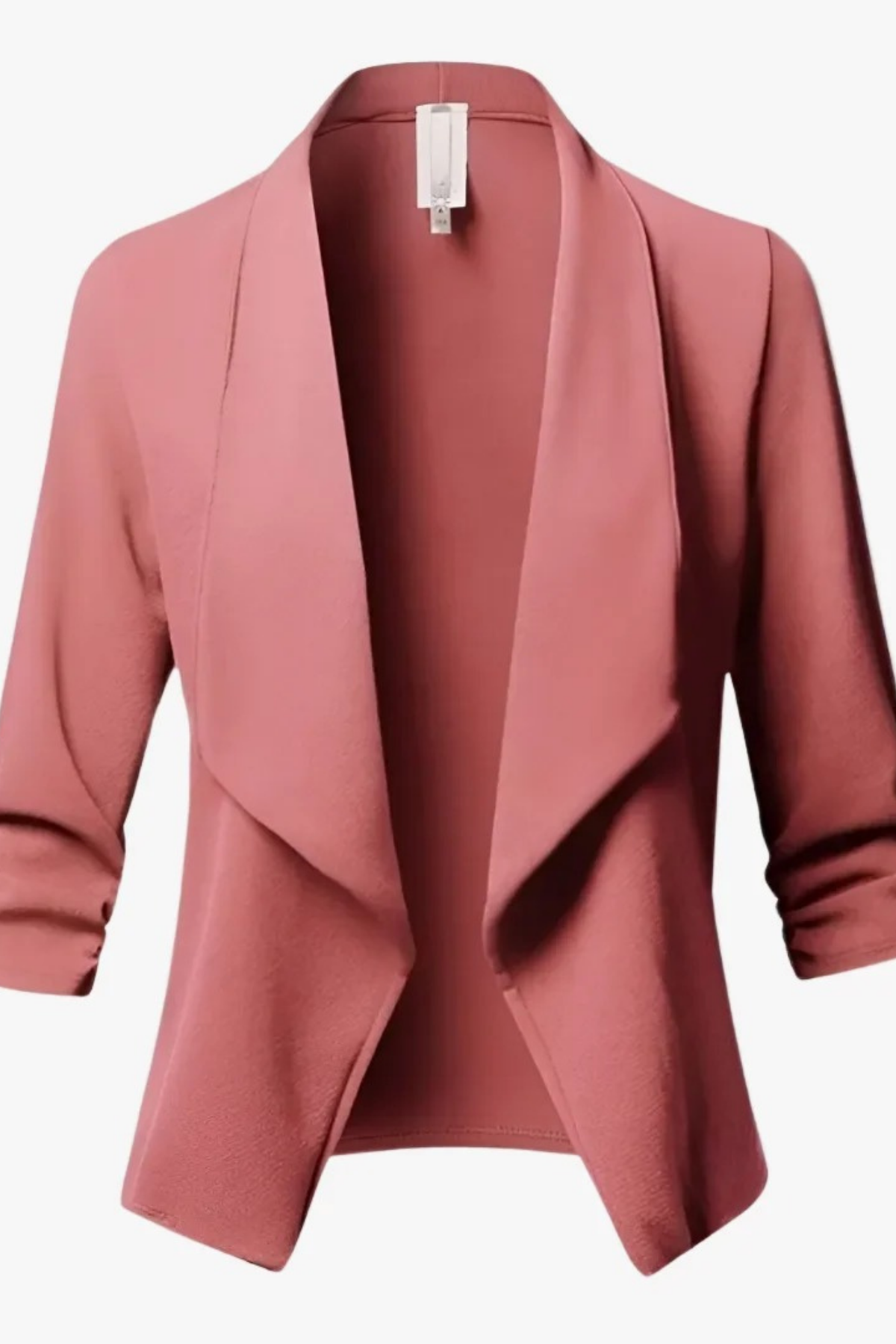 Open Front Blazer Shawl Collar Elegant Style
