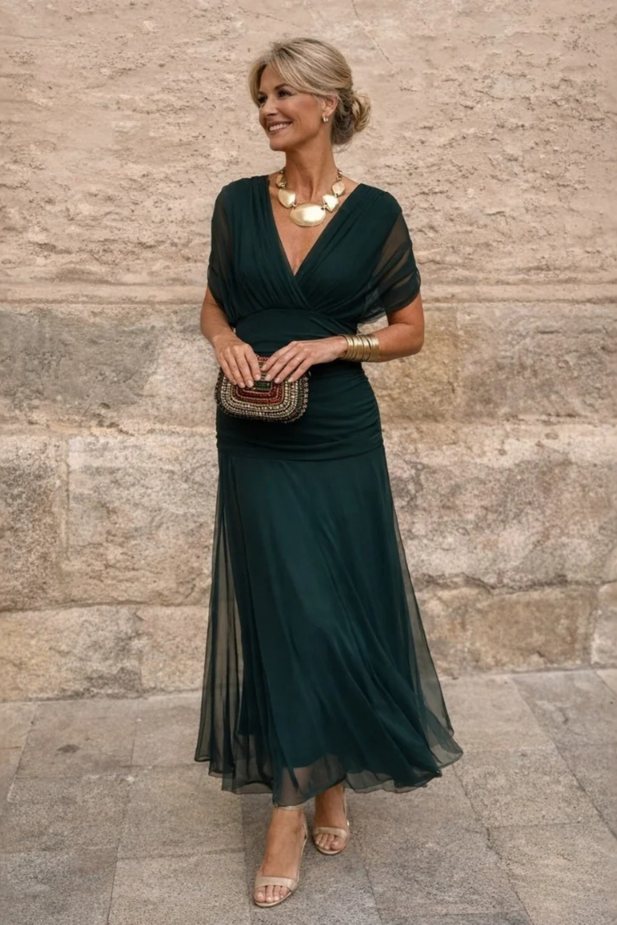 Off Shoulder Maxi Dress Refined Feminine Style