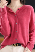Women’s Button Front Cardigan Relaxed Elegant Style