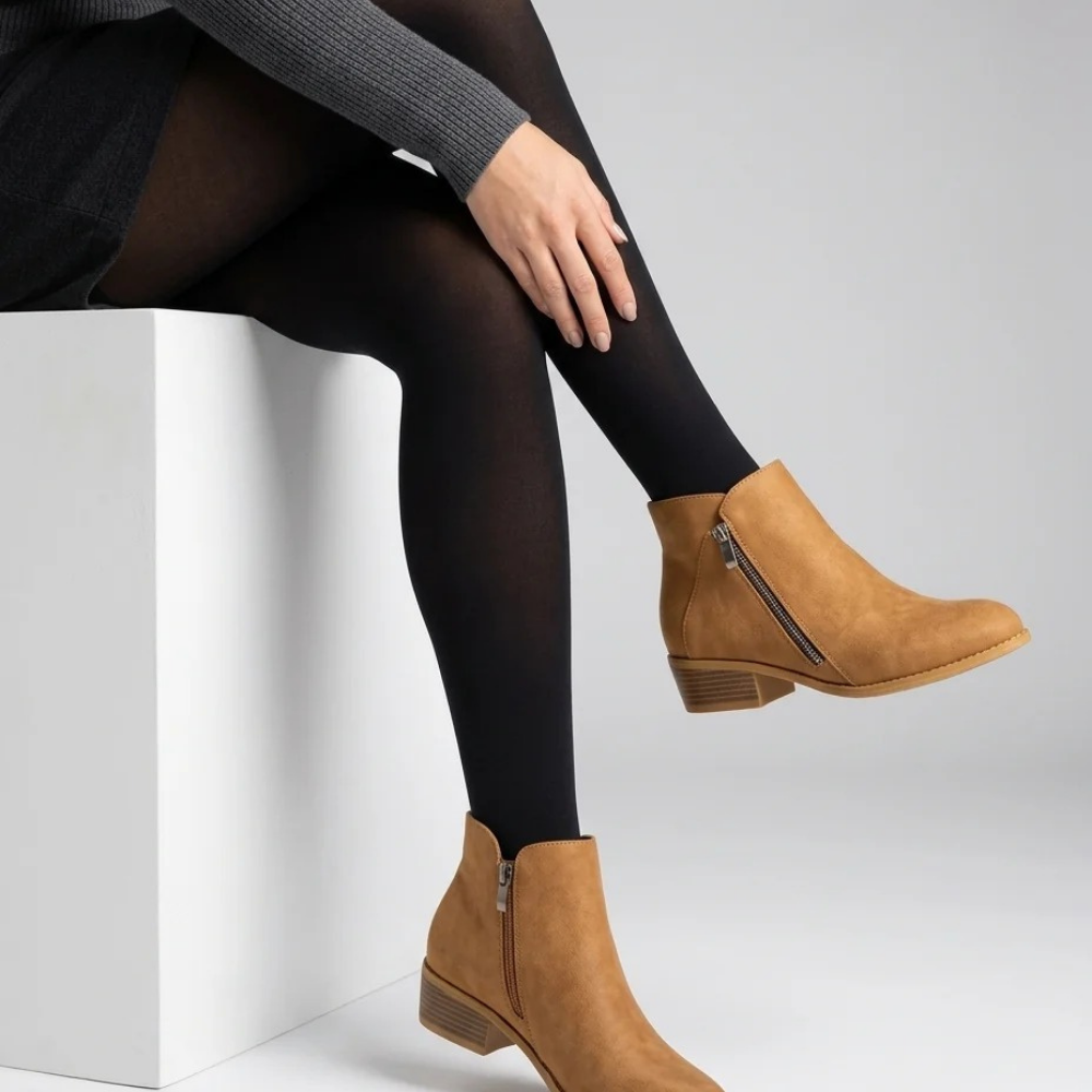 Women’s Ankle Boots Side Zip Classic Style