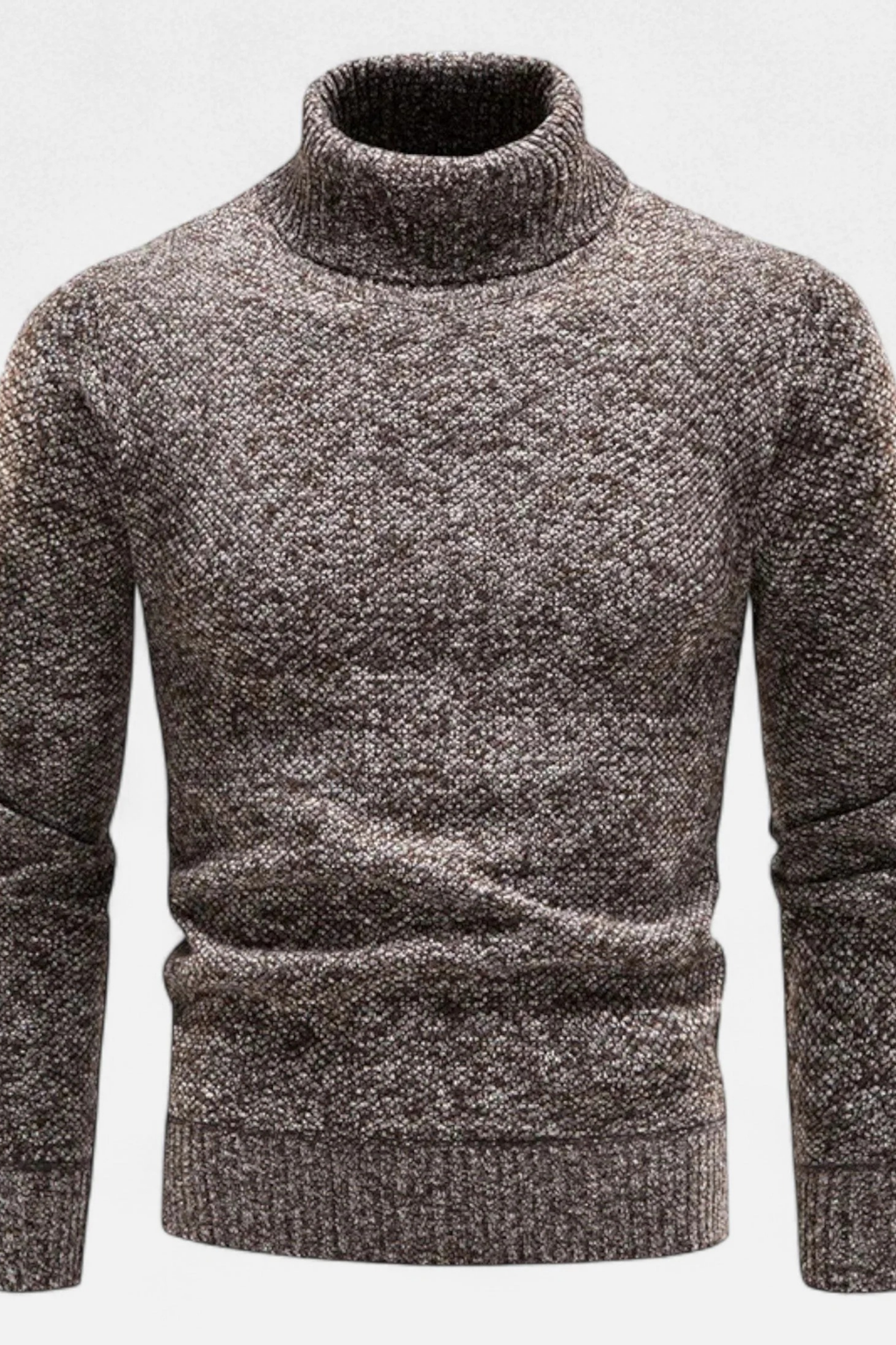 Men’s Turtleneck Sweater Classic Knit Style