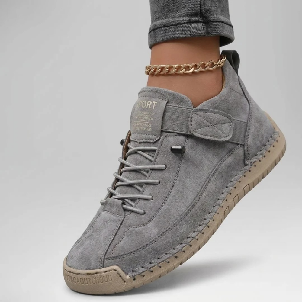 Casual Lace-Up Sneakers Cushioned Comfort Style