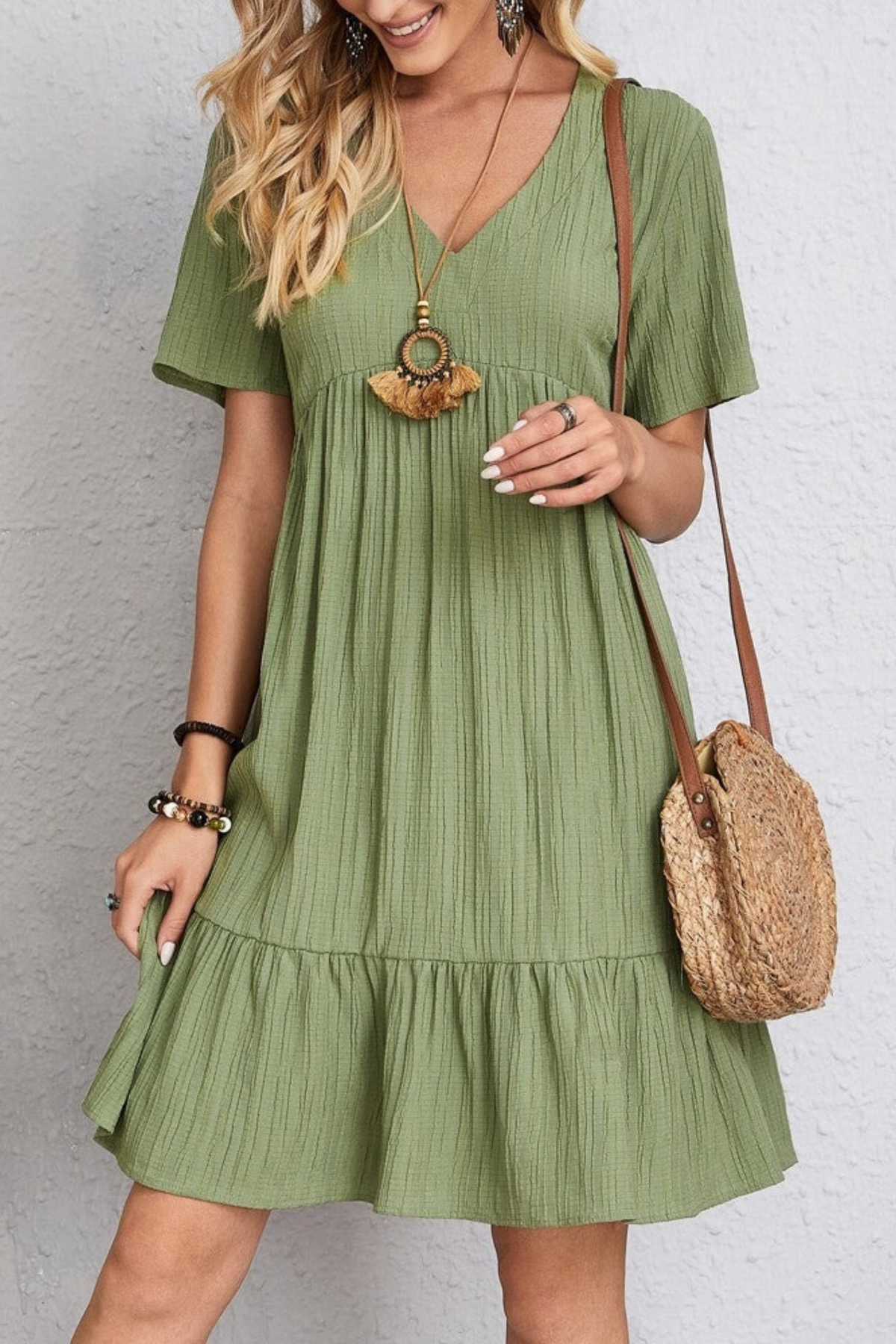 Ruffle Mini Dress Effortless Feminine Style