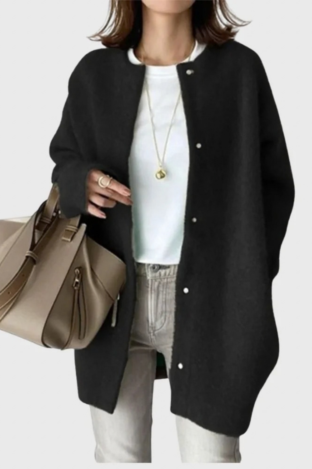 Women’s Long Cardigan Oversized Minimalist Style