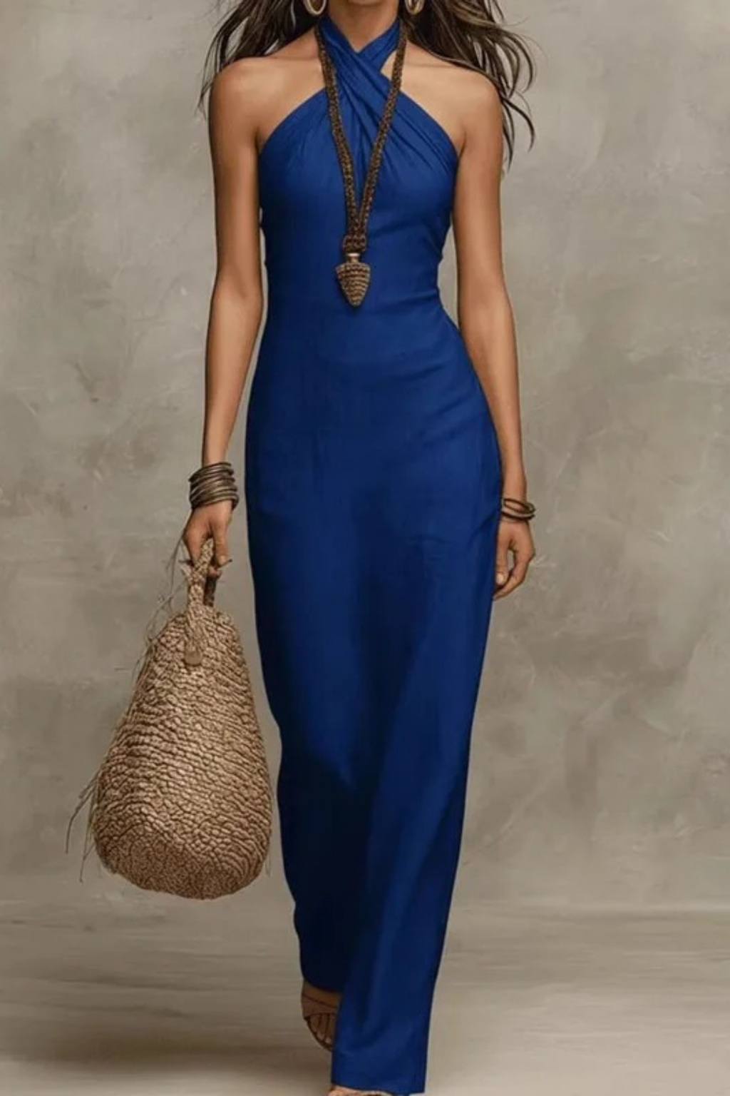 Women’s Maxi Dress Sleeveless Sophisticated Style