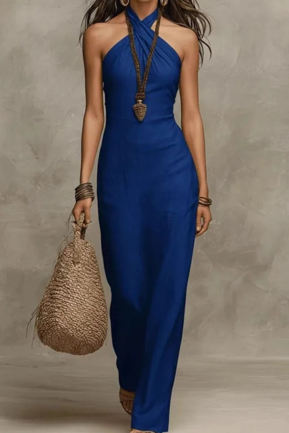 Women’s Maxi Dress Sleeveless Sophisticated Style