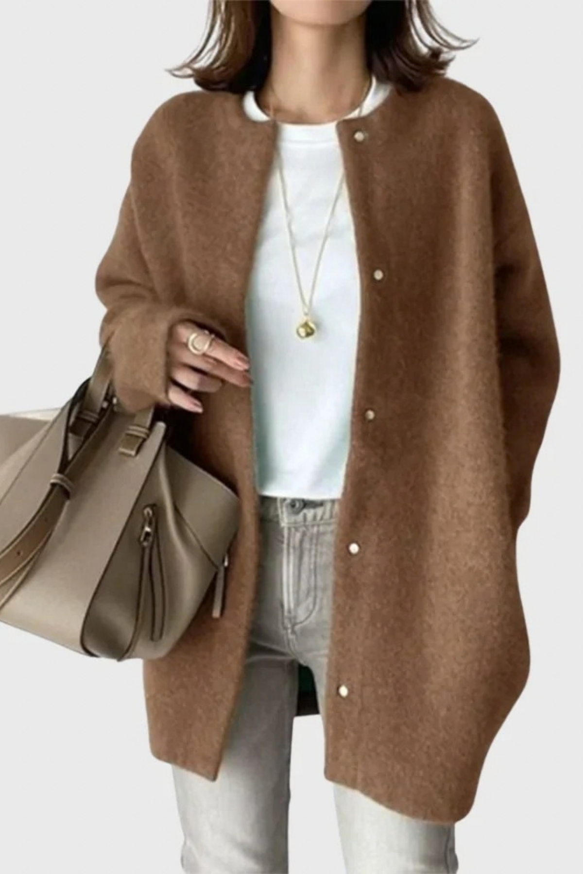Women’s Long Cardigan Oversized Minimalist Style