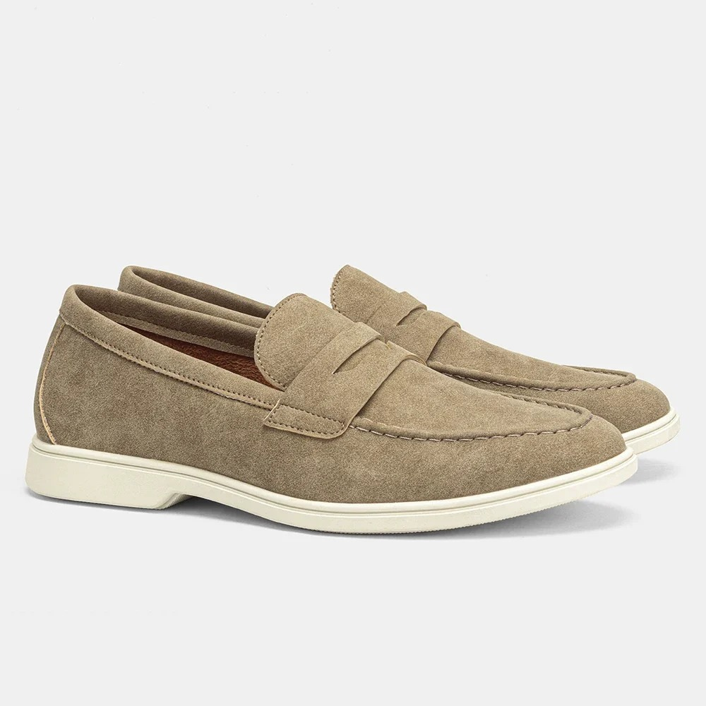 Classic Suede Loafers Smart Casual Style