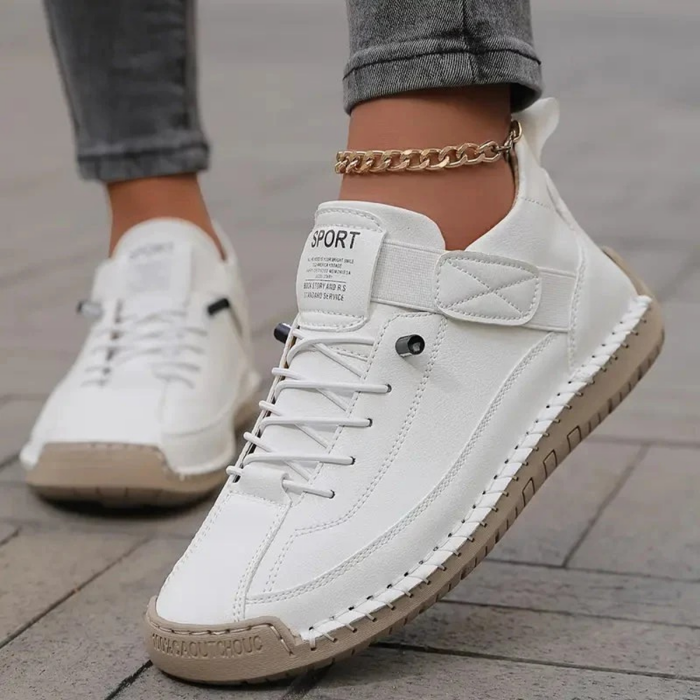 Casual Lace-Up Sneakers Cushioned Comfort Style