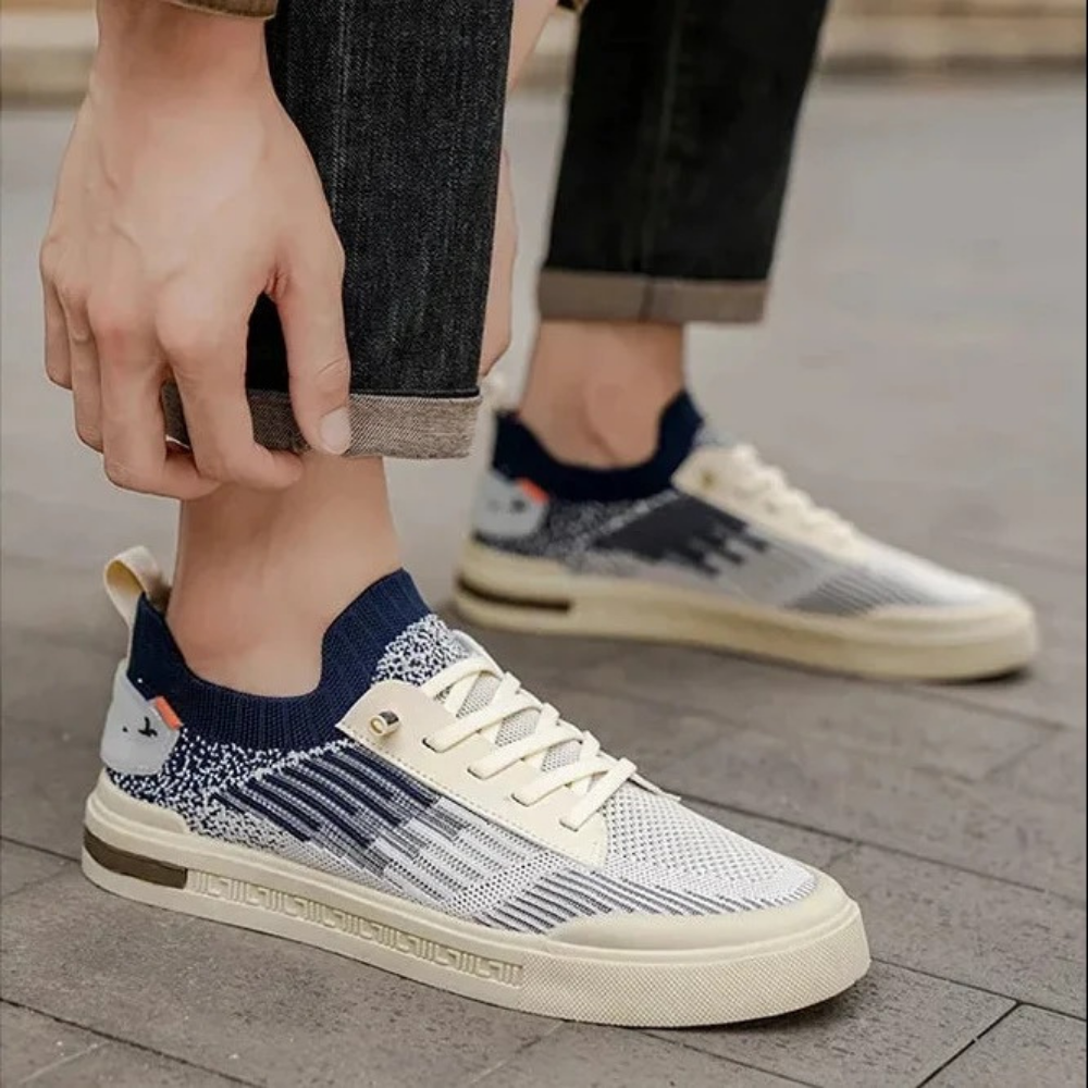 Knit Sneakers Modern Casual Style