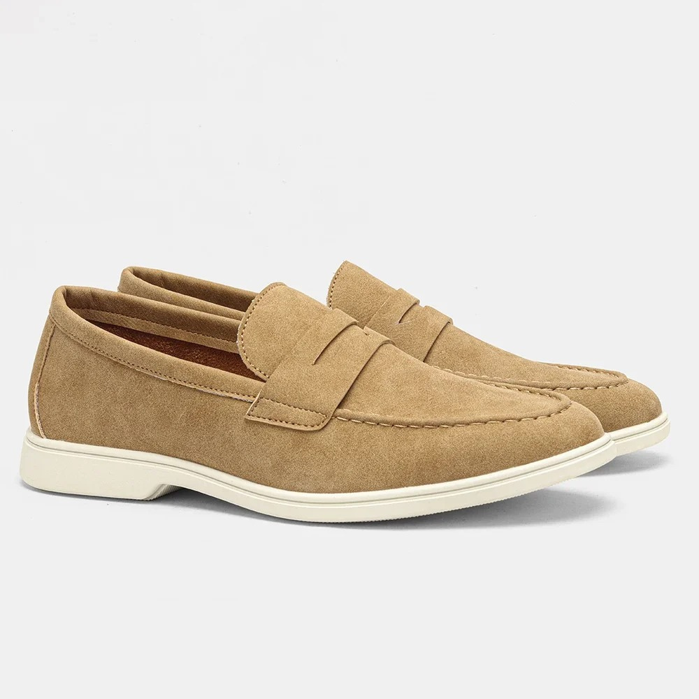 Classic Suede Loafers Smart Casual Style