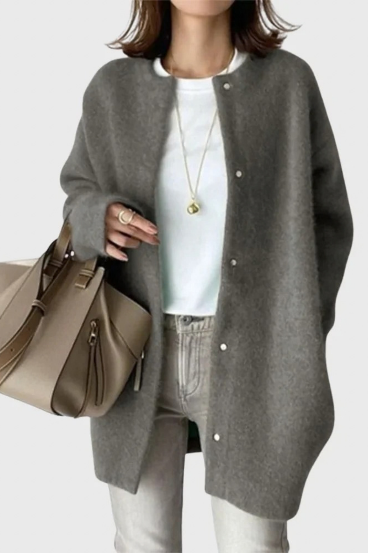 Women’s Long Cardigan Oversized Minimalist Style