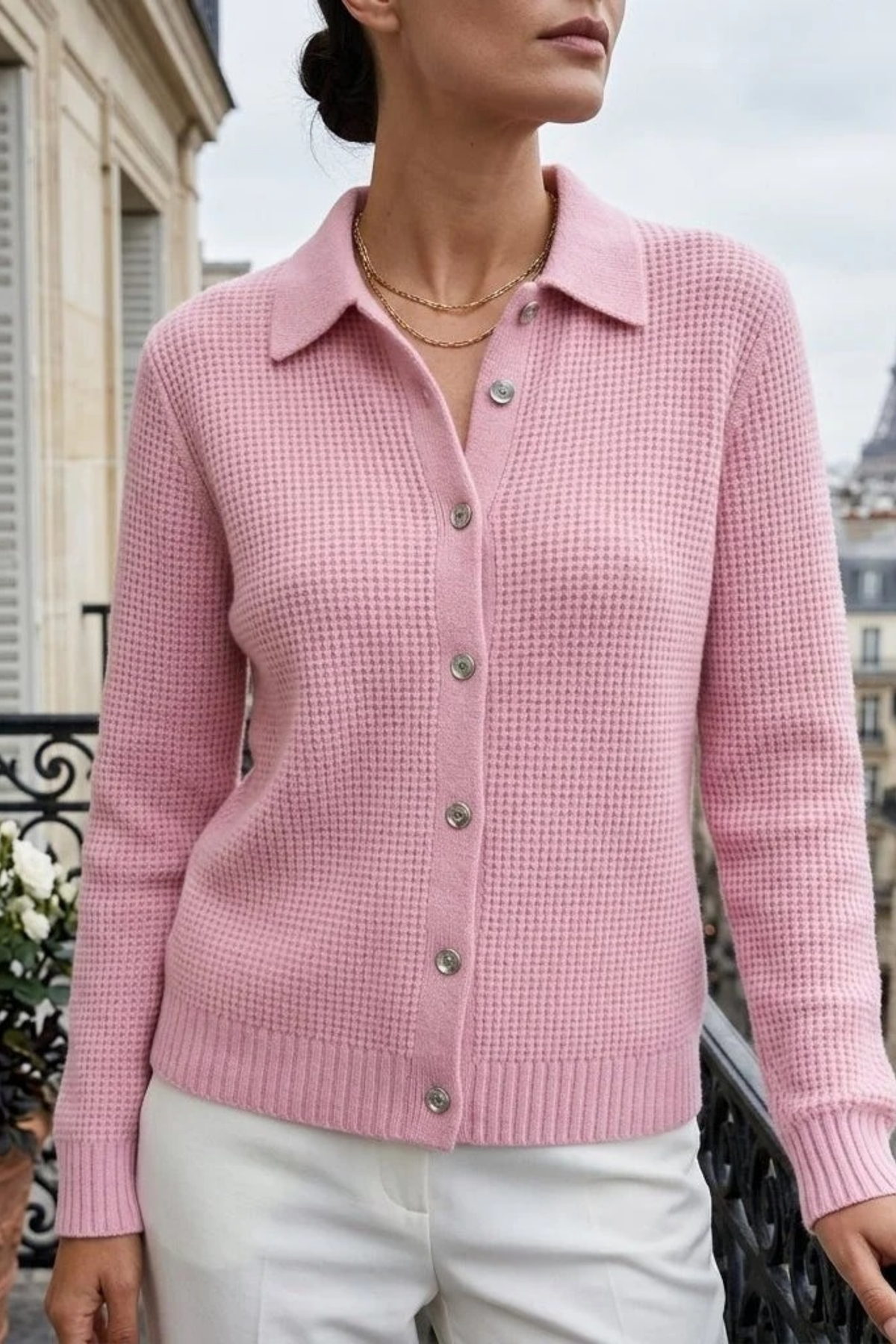 Women’s Button Front Sweater Timeless Style