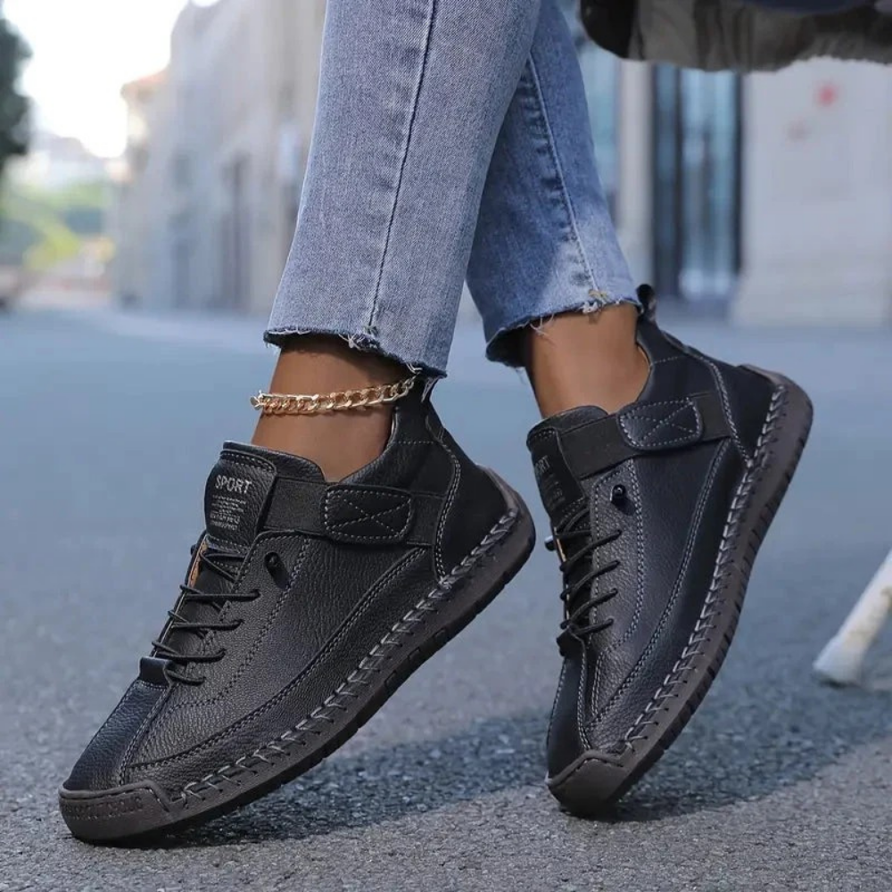 Casual Lace-Up Sneakers Cushioned Comfort Style
