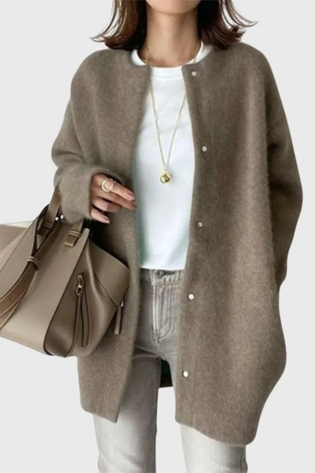 Women’s Long Cardigan Oversized Minimalist Style