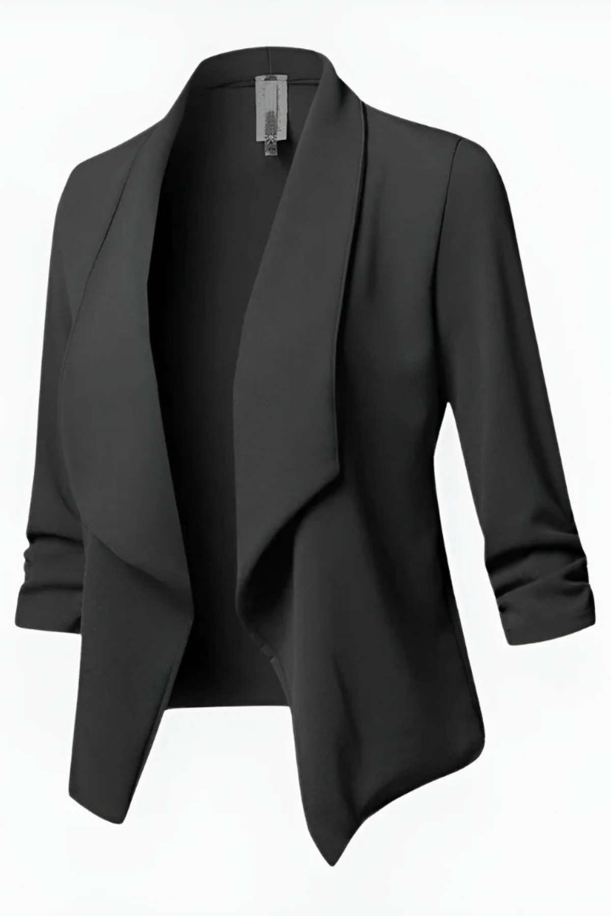 Open Front Blazer Shawl Collar Elegant Style
