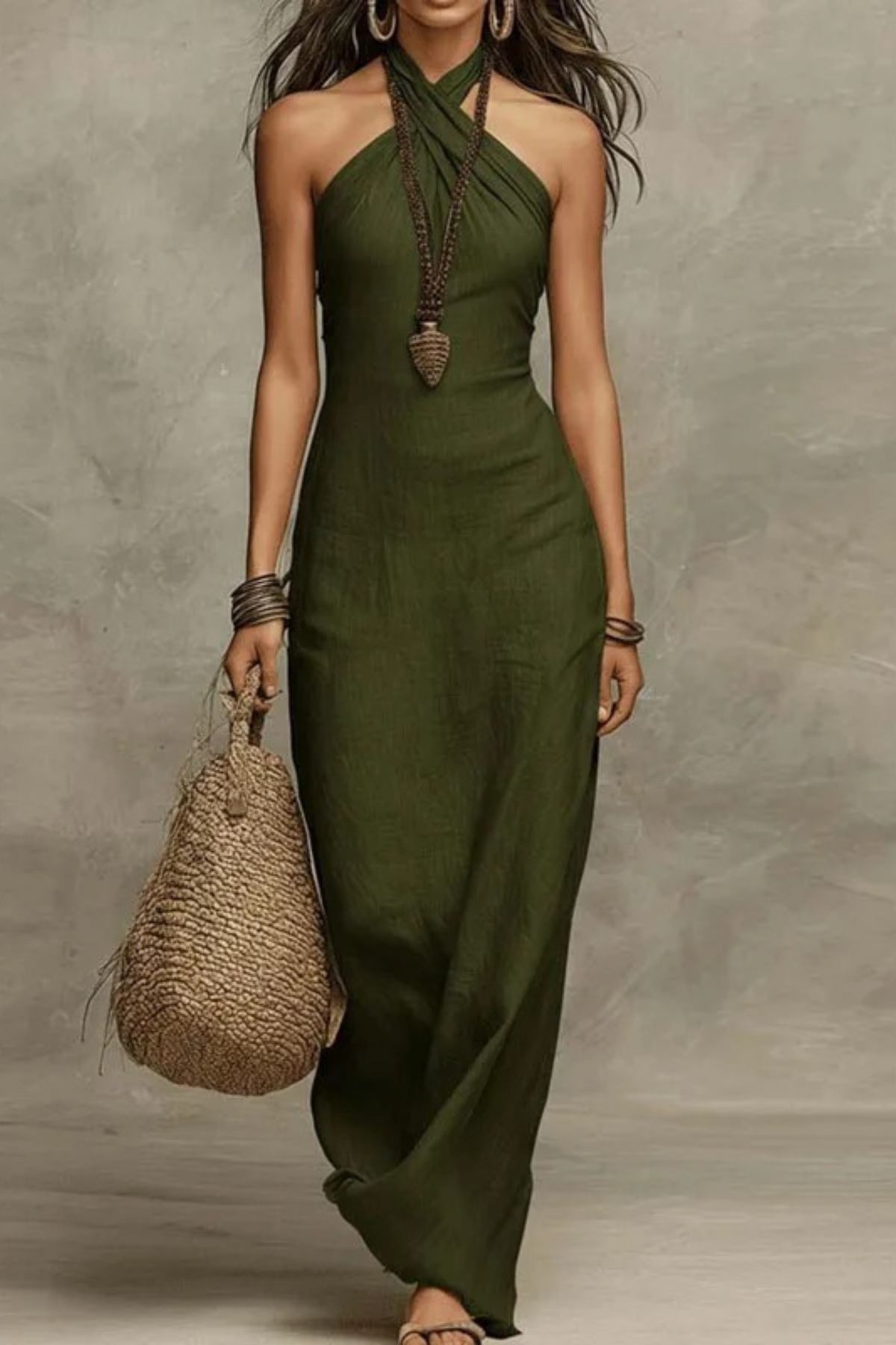 Women’s Maxi Dress Sleeveless Sophisticated Style