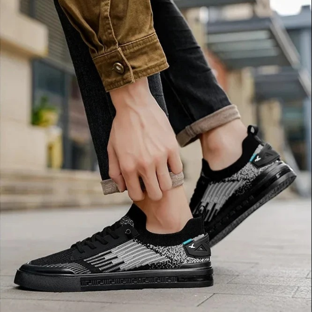 Knit Sneakers Modern Casual Style