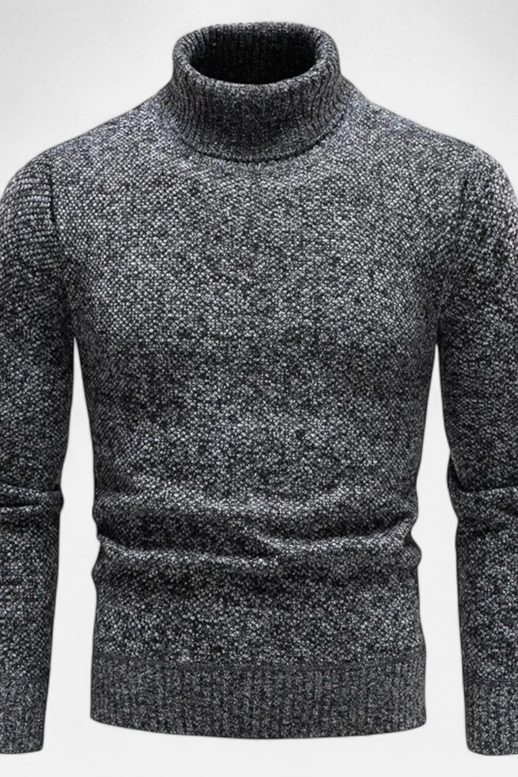 Men’s Turtleneck Sweater Classic Knit Style