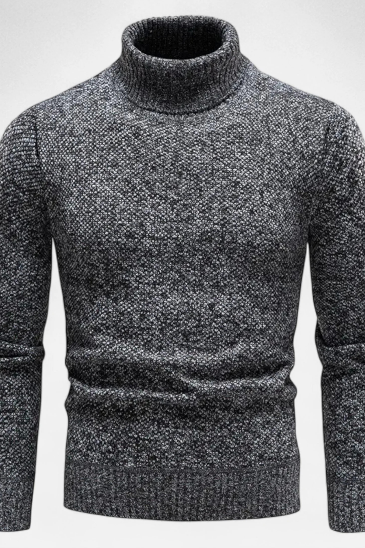 Men’s Turtleneck Sweater Classic Knit Style