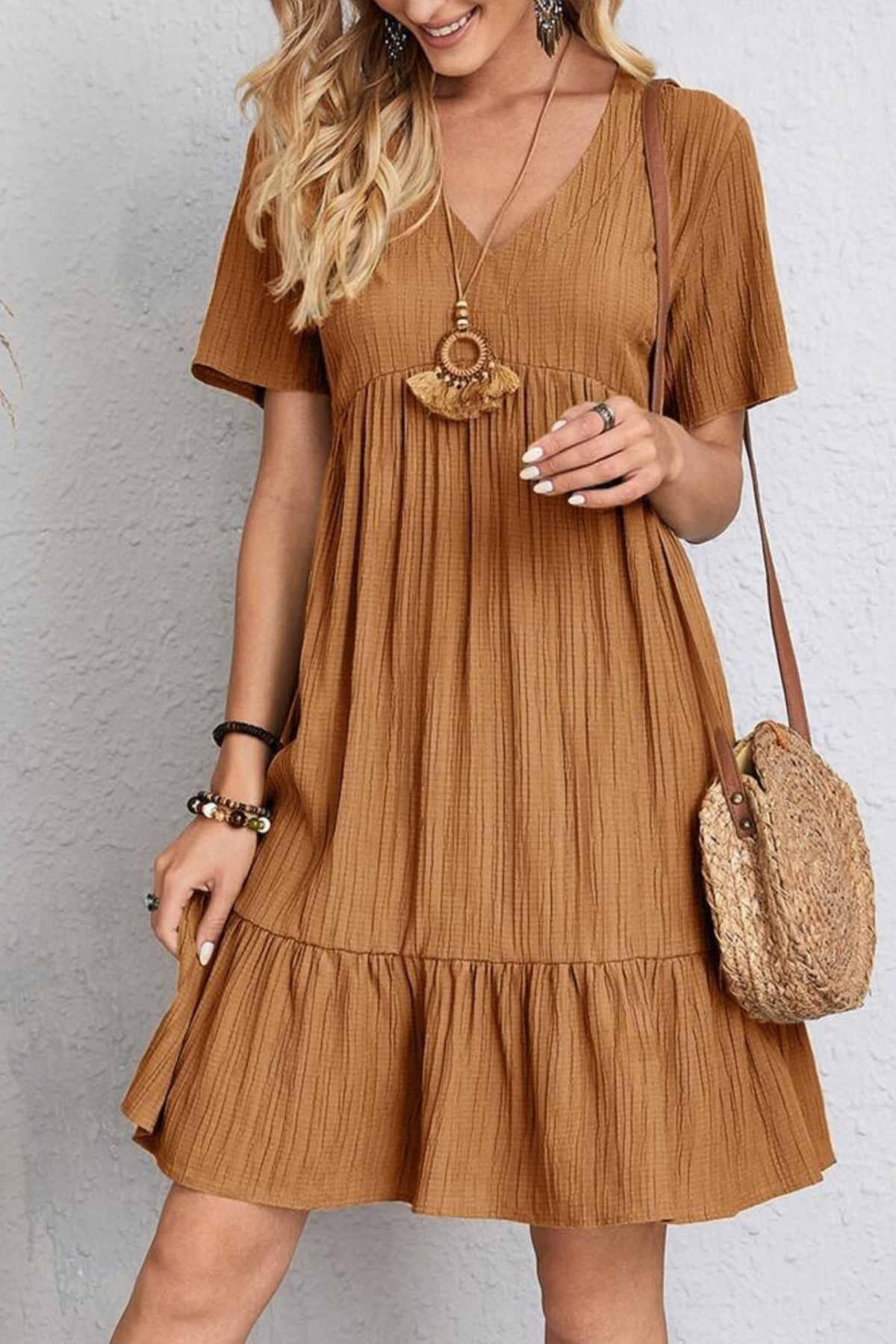 Ruffle Mini Dress Effortless Feminine Style