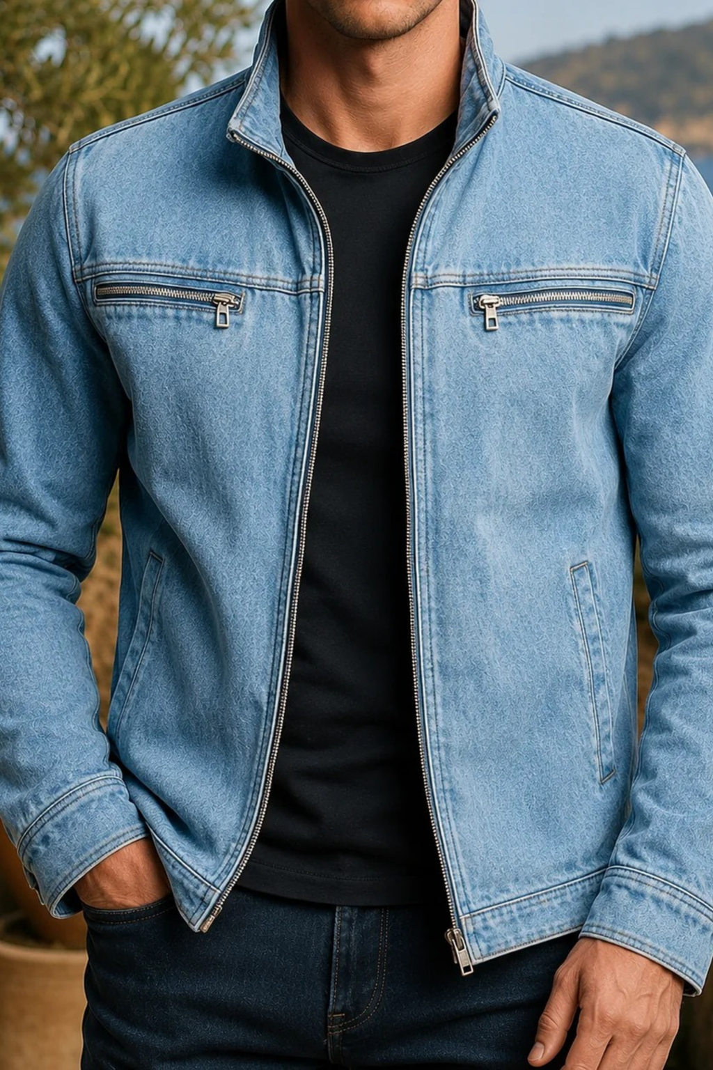 Cotton Jacket Rugged Casual Style