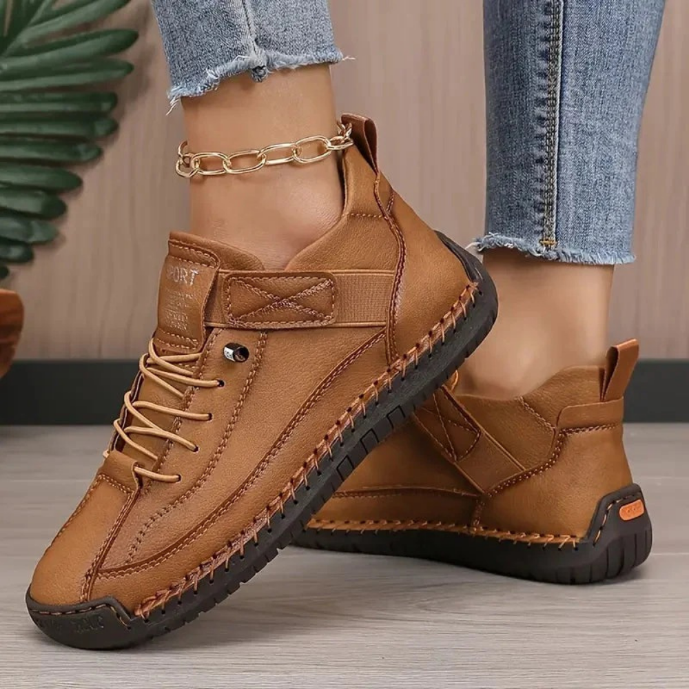 Casual Lace-Up Sneakers Cushioned Comfort Style