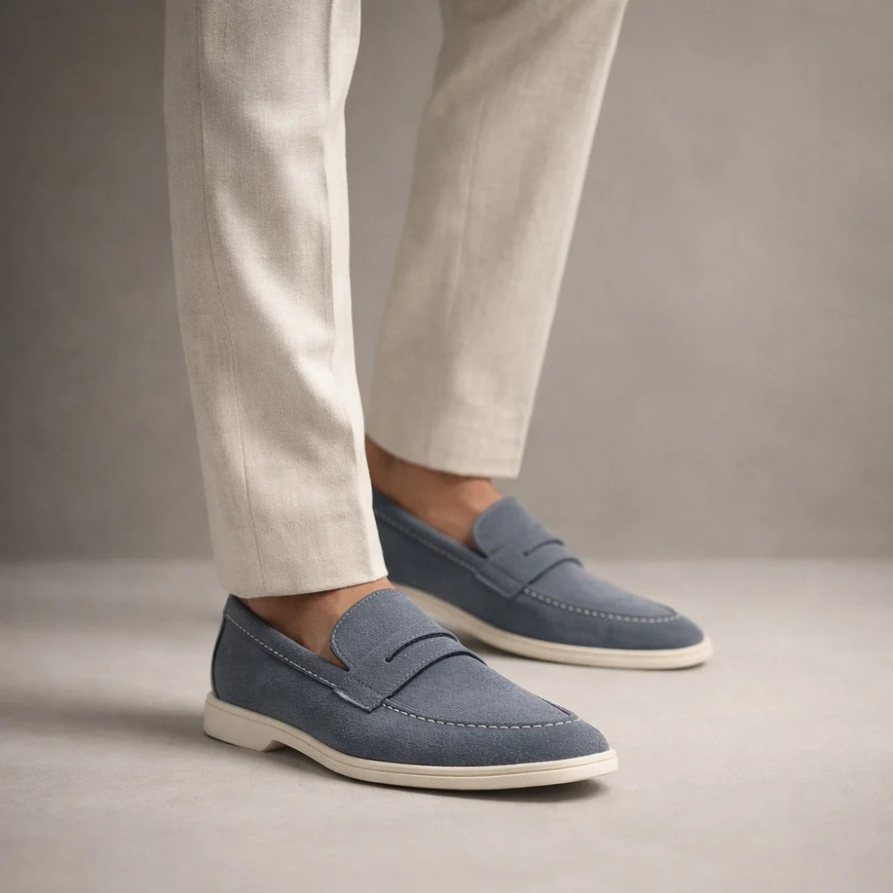 Classic Suede Loafers Smart Casual Style