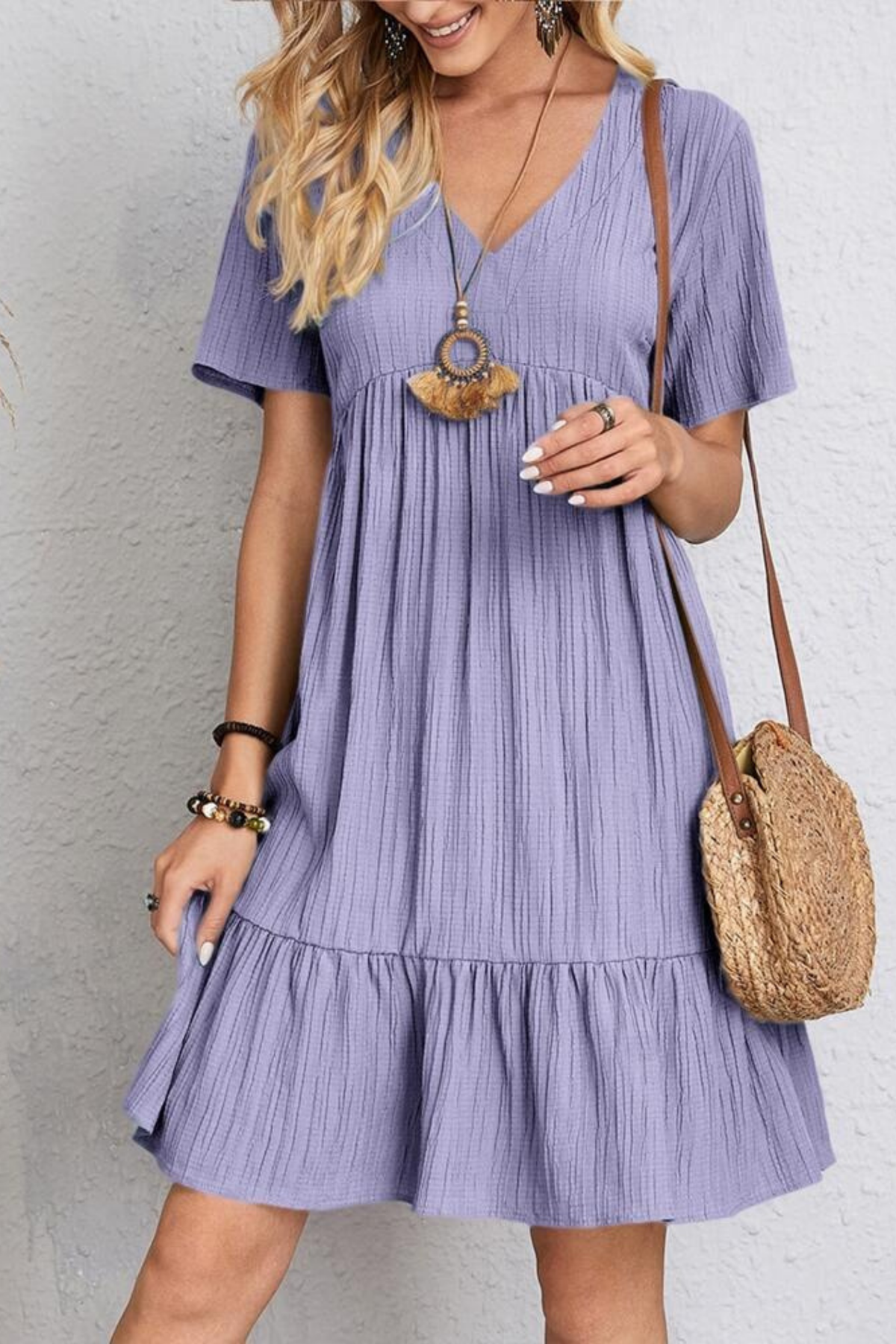 Ruffle Mini Dress Effortless Feminine Style