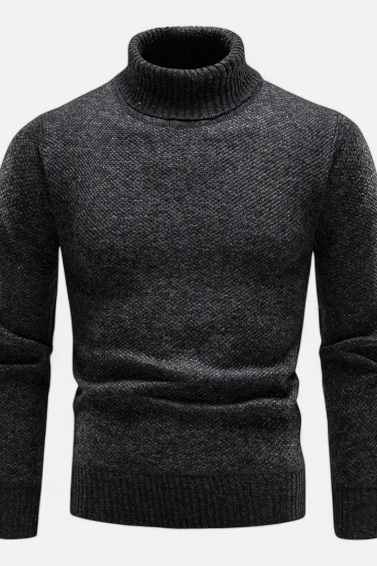 Men’s Turtleneck Sweater Classic Knit Style