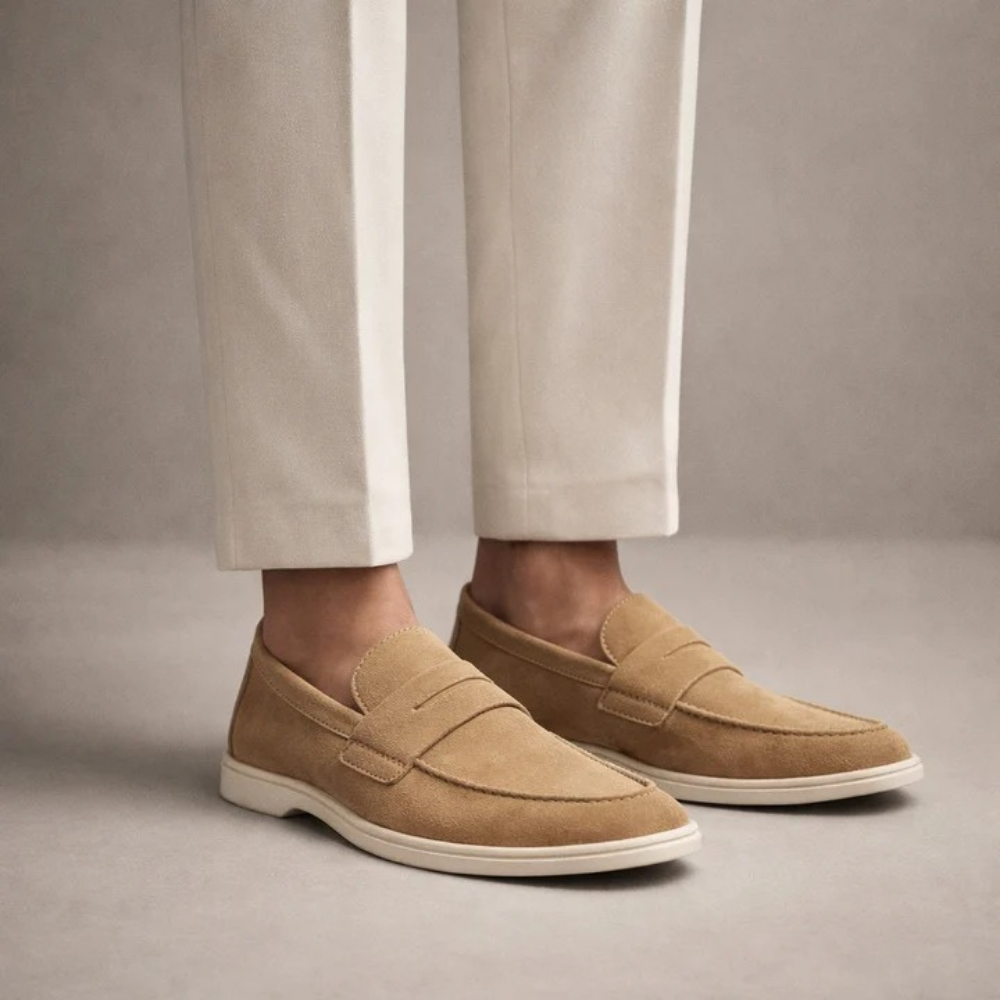 Classic Suede Loafers Smart Casual Style