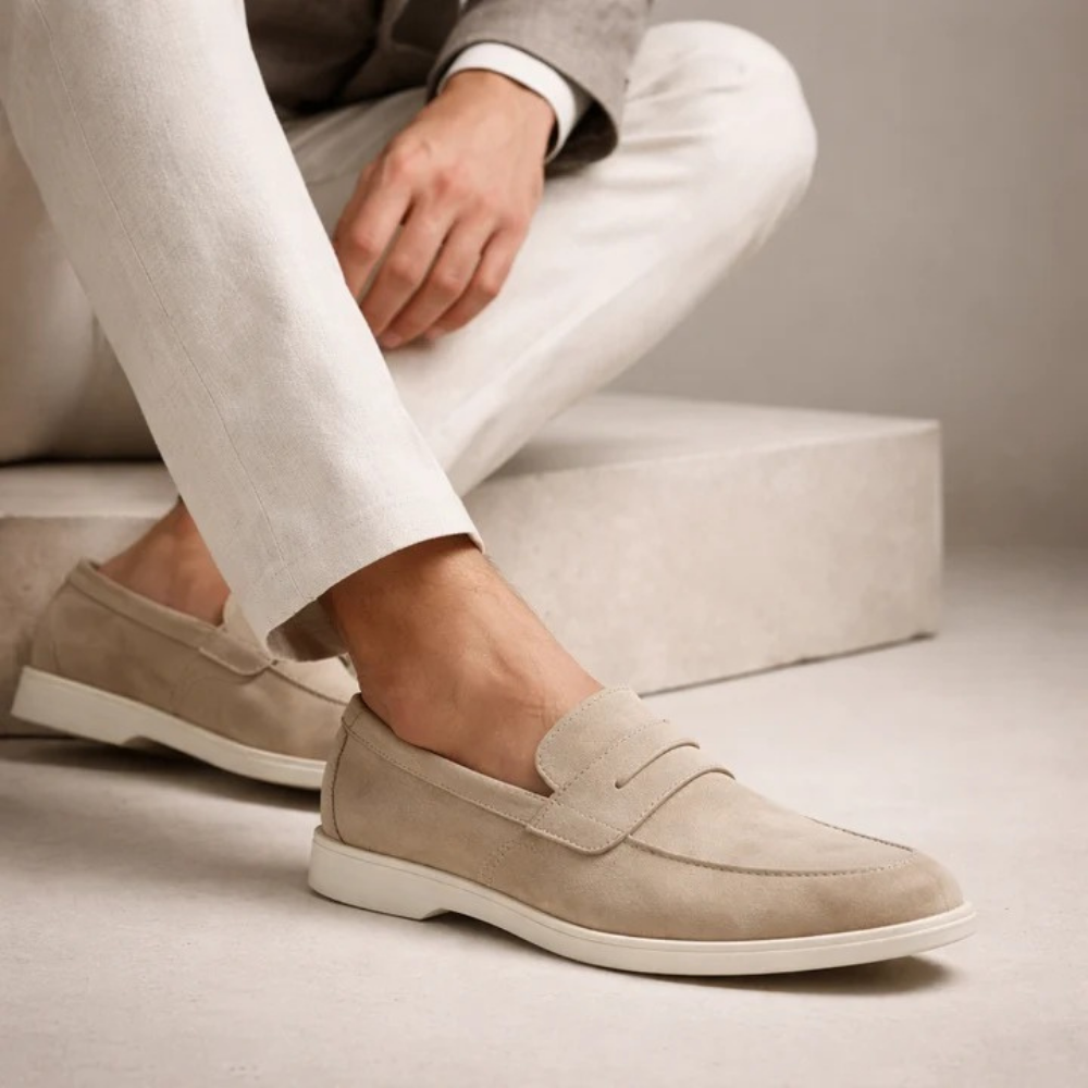 Classic Suede Loafers Smart Casual Style
