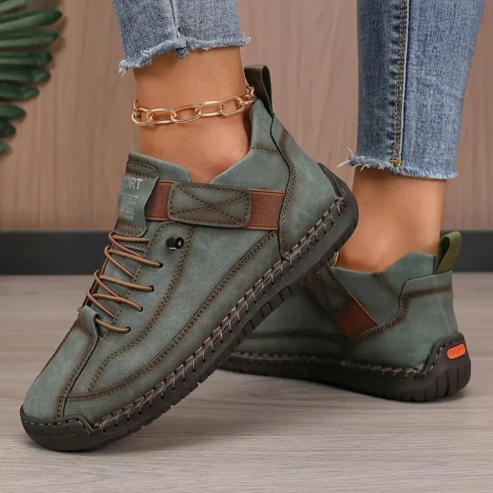 Casual Lace-Up Sneakers Cushioned Comfort Style