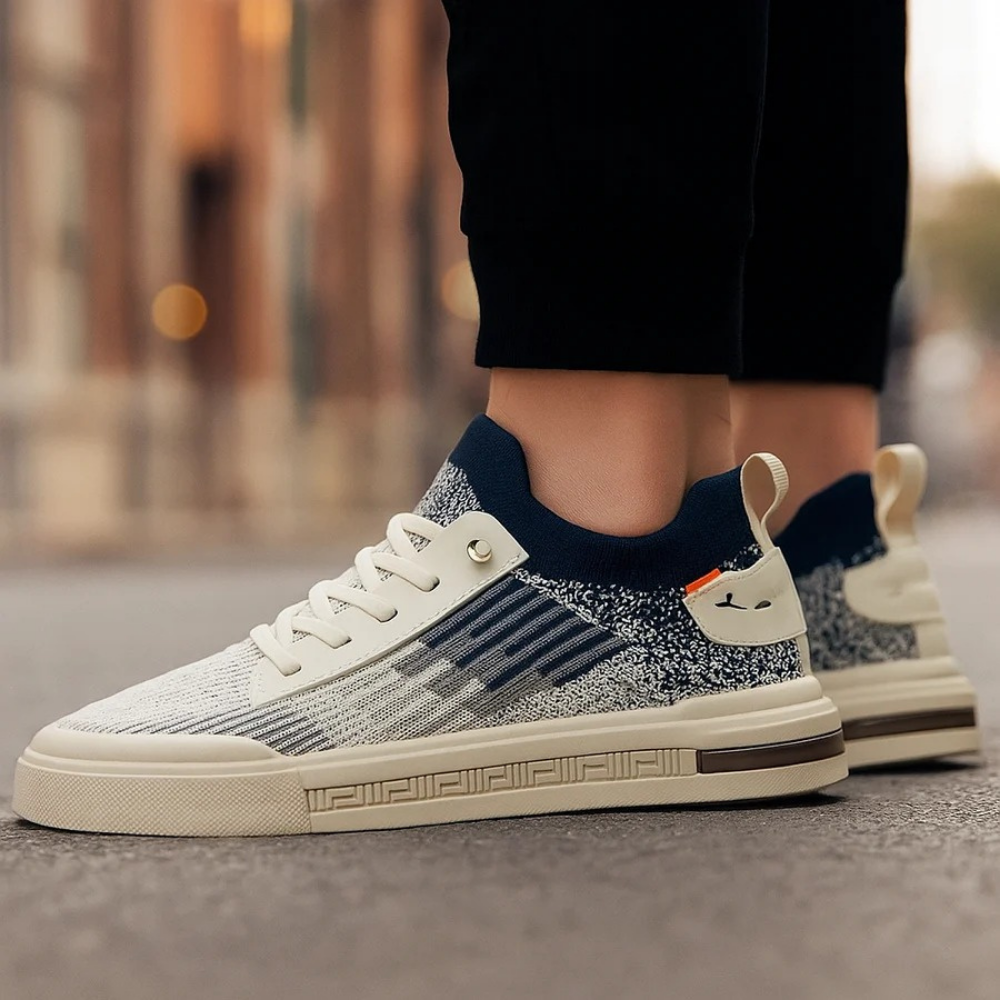 Knit Sneakers Modern Casual Style