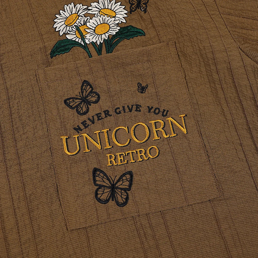Men’s Brown Short Sleeve Shirt