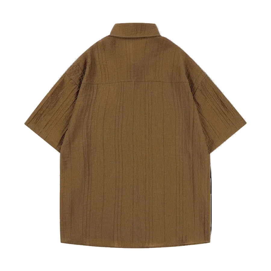 Men’s Brown Short Sleeve Shirt